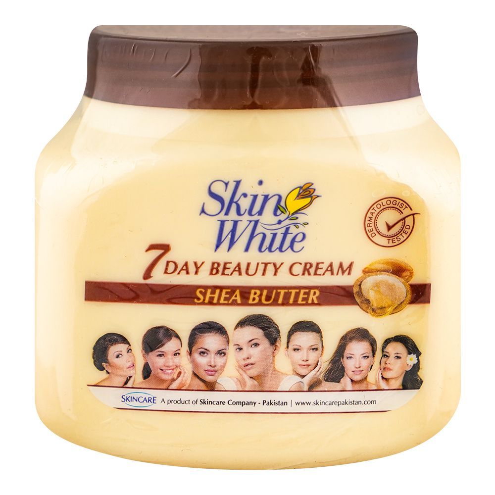 Skin White Shea Butter 7-Day Beauty Cream, 450g -  Front View