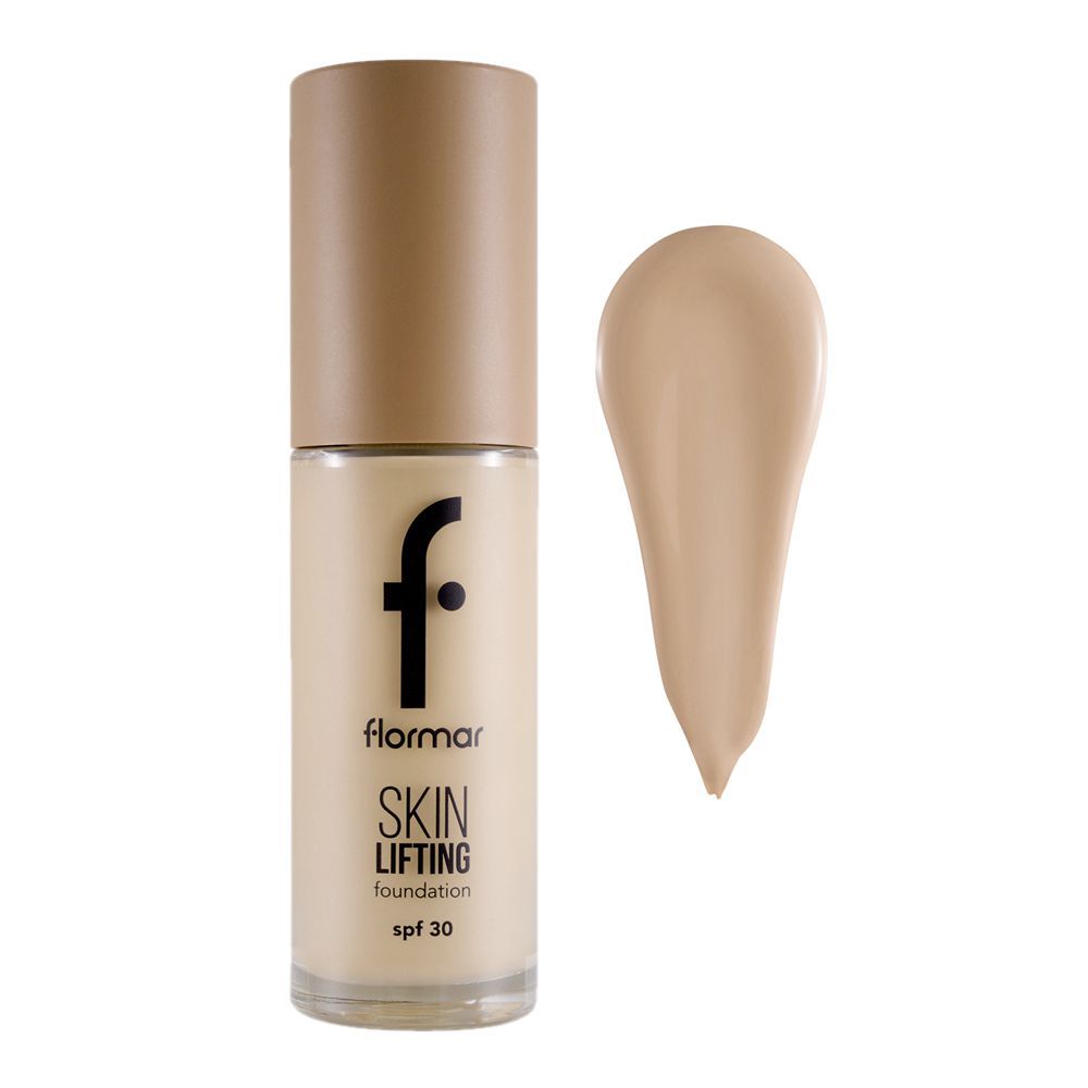 Flormar Skin Lifting Foundation SPF30, 010 Porcelain - Front View
