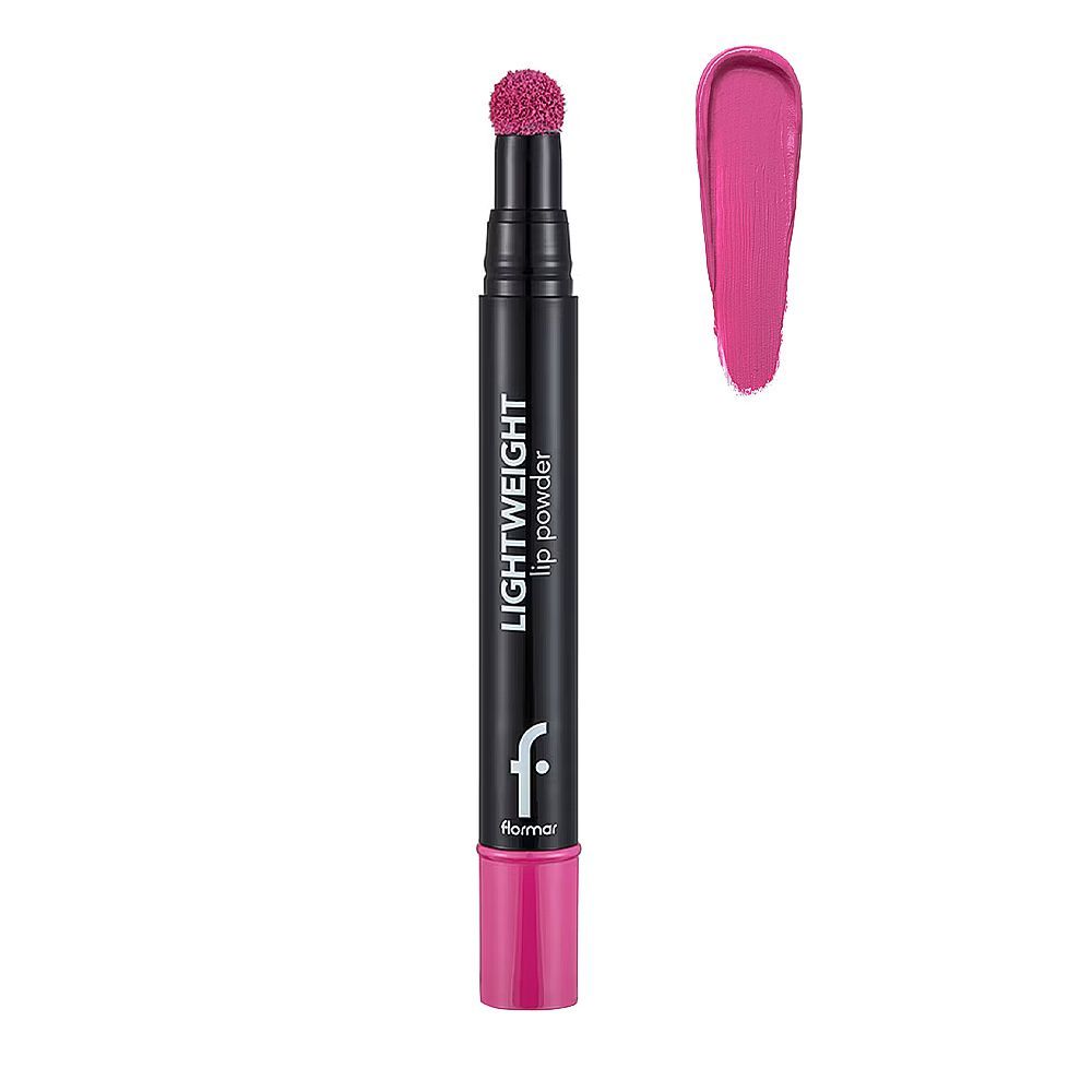 Flormar Lightweight Lip Powder, 13 Always Pink, 2.7ml - Front View