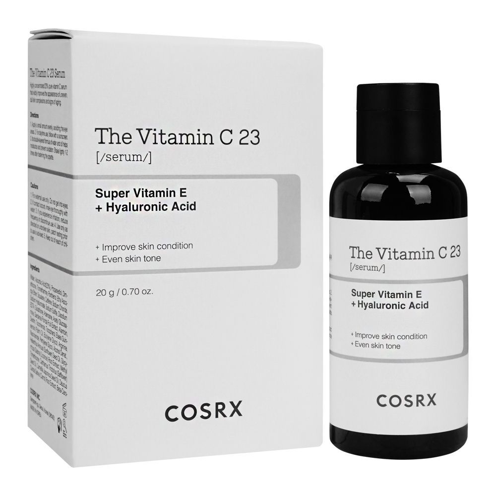 COSRX The Vitamin C 23 Super Vitamin E + Hyaluronic Acid Serum, 20g - Front View