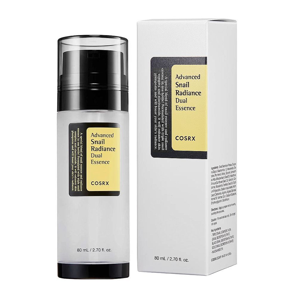 COSRX Advanced Snail Radiance Dual Essence, 80ml - Front View