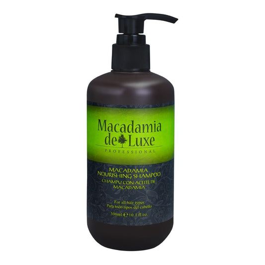 Macadamia De Luxe Macadamia Nourishing Shampoo, For All Hair Types, 300ml - Front View