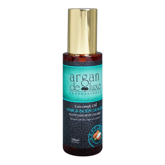 Argan De Luxe Coconut Oil Hair & Body Serum, 100ml - Front View