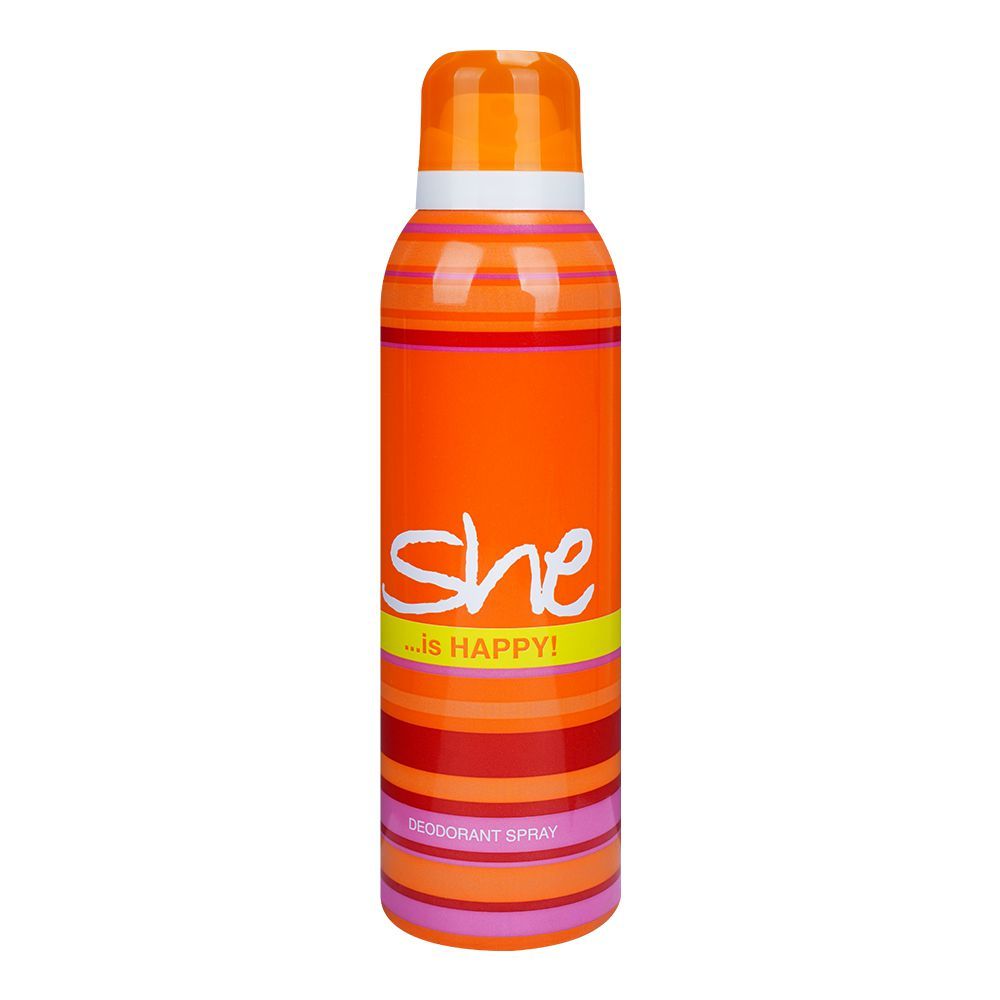 She Is Happy Deodorant Spray, For Women, 200ml - Front View
