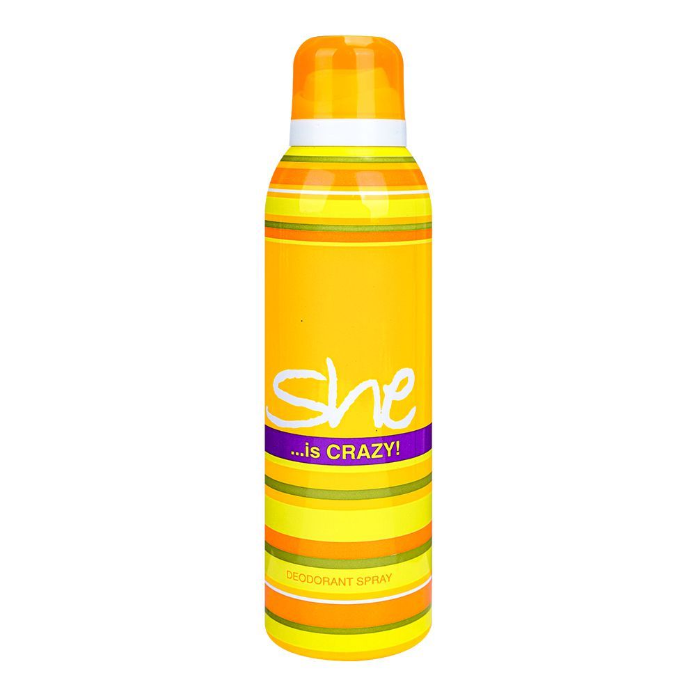 She Is Crazy Deodorant Spray, For Women, 200ml - Front View
