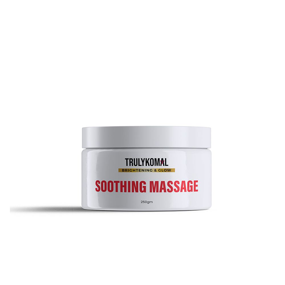 Truly Komal Brightening & Glow Soothing Massage Cream, 250ml -  Front View