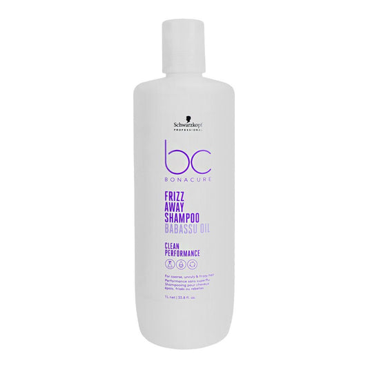 Schwarzkopf BC Bonacure Frizz Away Babassu Oil Shampoo, 1Ltr - Front View