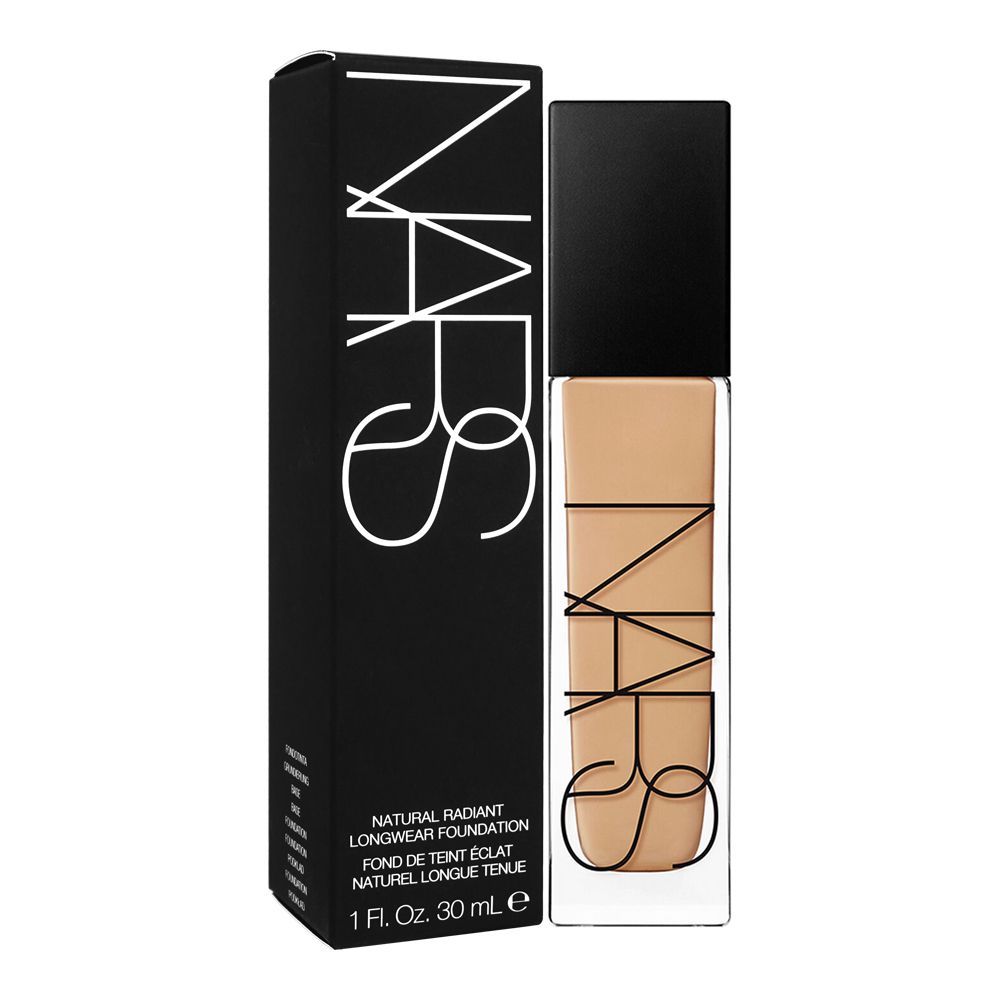 Nars Natural Radiant Longwear Foundation, Medium 4 Barcelona, 30ml - Front View