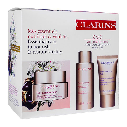 Clarins Paris Mes Essentials, Nutrition & Vitalite Set -  Front View