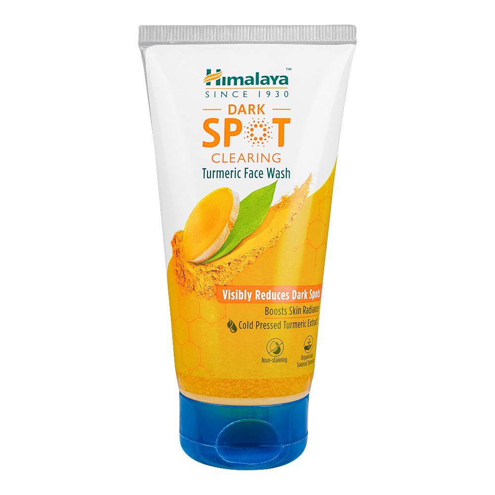 Himalaya Dark Spot Clearing Turmeric Face Wash, Paraben Free, 150ml - Front View