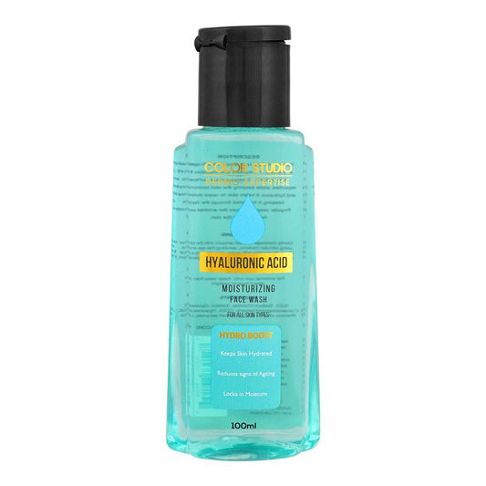 Color Studio Hyaluronic Acid Face Wash, Reduces Signs Of Aging, For All Skin Types, 100ml - Front View