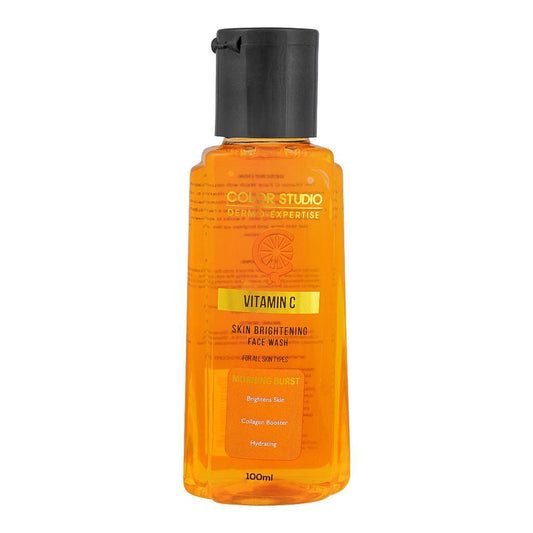 Color Studio Vitamin C Face Wash, Skin Brightening, For All Skin Types, 100ml - Front View
