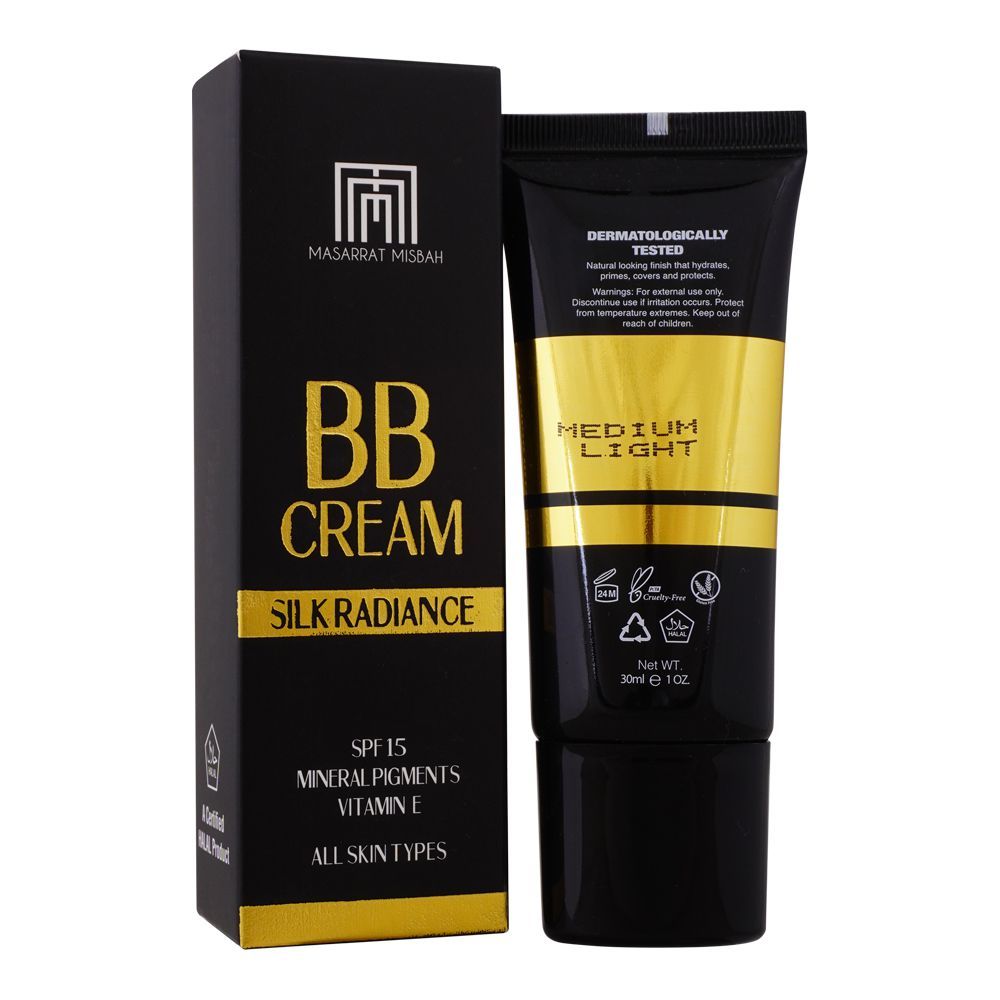 Masarrat Misbah Silk Radiance BB Cream Light - Front View