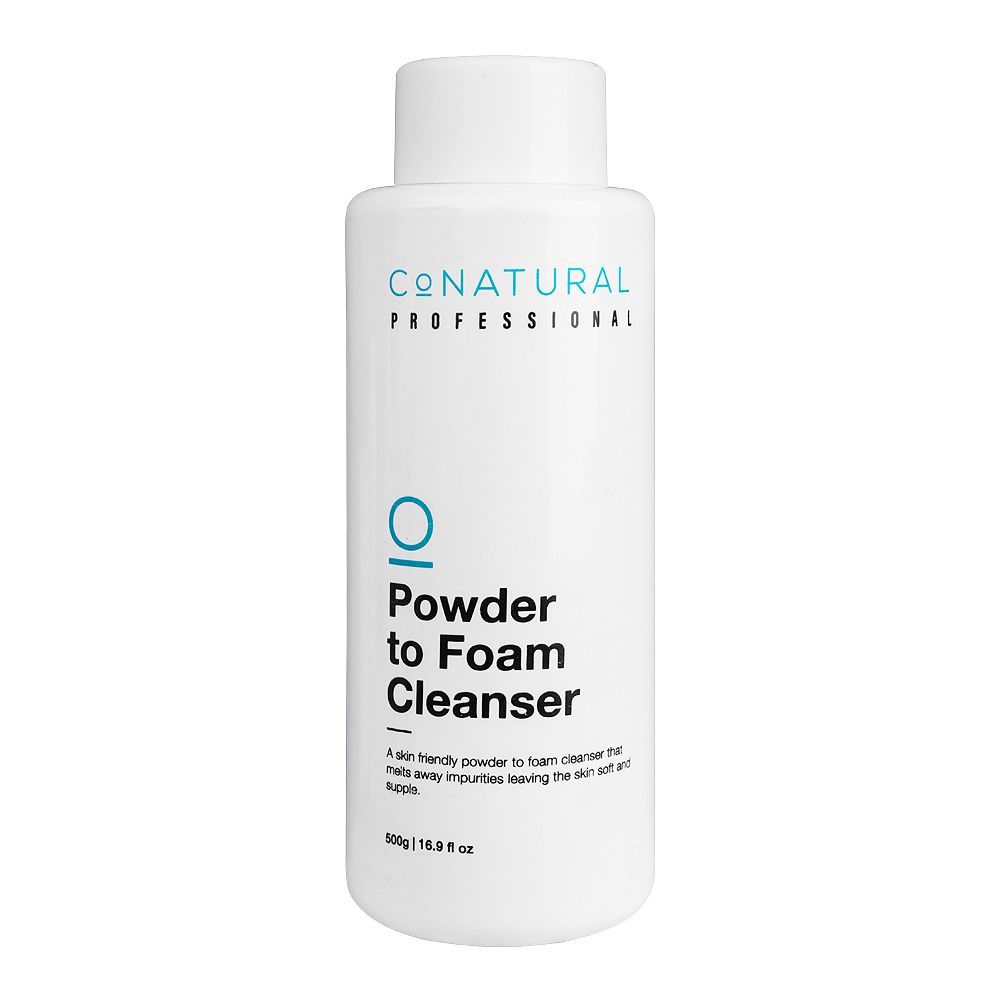 CoNatural Professional Powder To Foam Cleanser, 500g - Front View