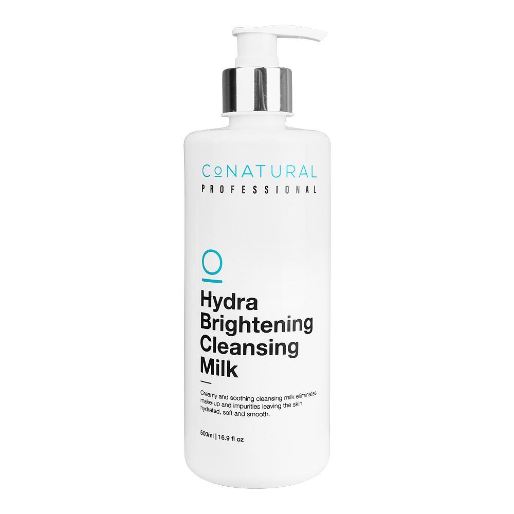 CoNatural Professional Hydra Brightening Cleansing Milk, 500ml - Front View