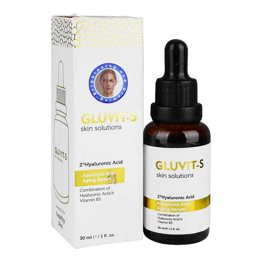 Gluvit's Advanced Anti-Aging Serum, 30ml - Front View