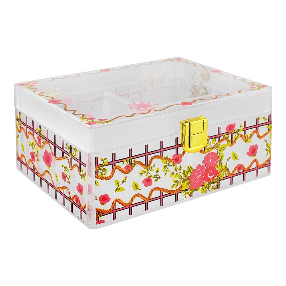 Kaligon Beauty Organizer, Small, Frosted, 8008-F - Front View