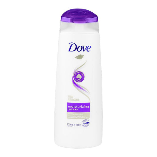 Dove Moisturizing Hydratant Shampoo, For Dry Hair, 200ml - Front View