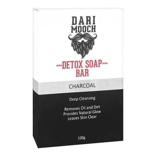 Dari Mooch Charcoal Detox Soap Bar, 100g - Front View