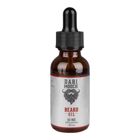 Dari Mooch Oud Wood Beard Oil, 30ml - Front View