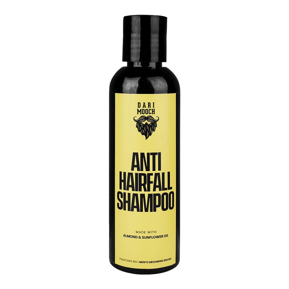 Dari Mooch Almond & Sunflower Oil Anti Hair fall Shampoo, 180ml - Front View