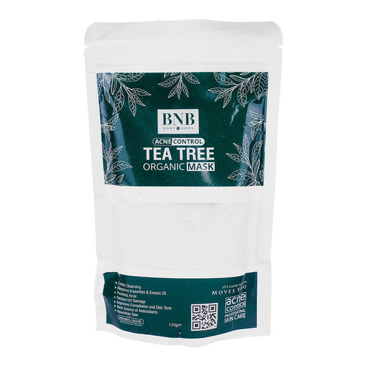 BNB Acne Control Tea Tree Organic Mask, Paraben & Sulphate Free, 120g - Front View