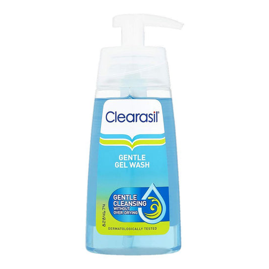 Clearasil Gentle Gel Wash, For Face, Gentle Cleansing Without Over Drying, 150ml - Front View