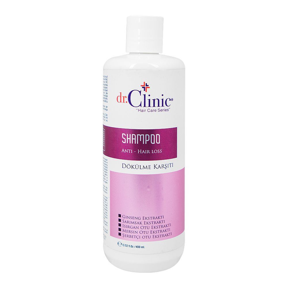 Dr.Clinic Hair Care Series Anti-Hair Loss Shampoo, 400ml - Front View