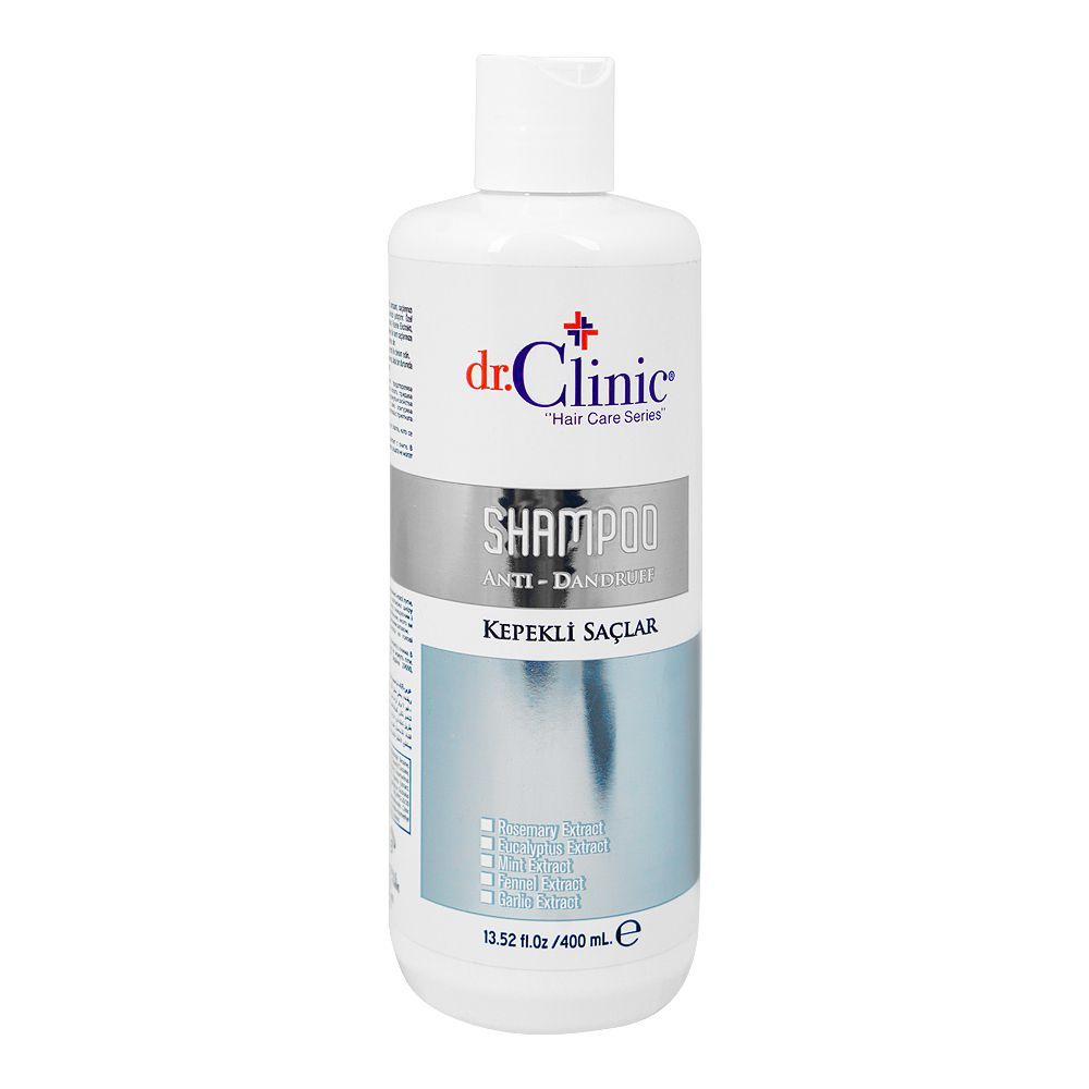 Dr.Clinic Hair Care Series Anti-Dandruff Shampoo, 400ml - Front View