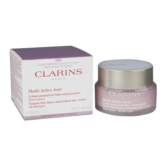 Clarins Paris Multi-Active Jour Anti Oxidant Day Cream, For All Skin Types, 50ml -  Front View