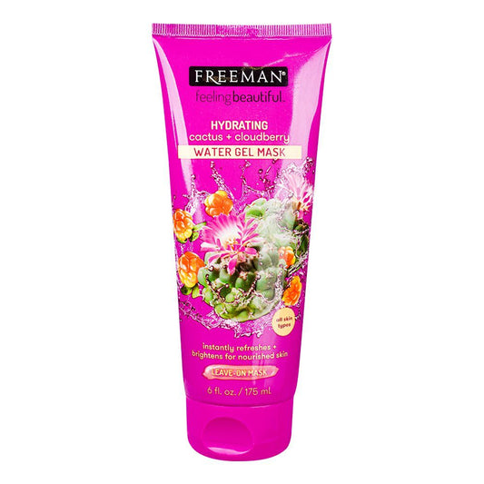 Freeman Feeling Beautiful Hydrating Cactus+Cloudberry Water Gel Mask, For Nourished Skin, Leave On Mask, 175ml - Front View