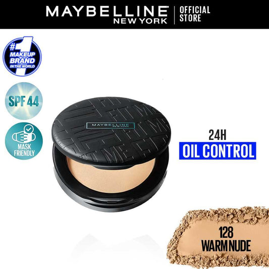 Maybelline New York Fit Me Matte+Poreless Powder, 128 Warm Nude - Front View
