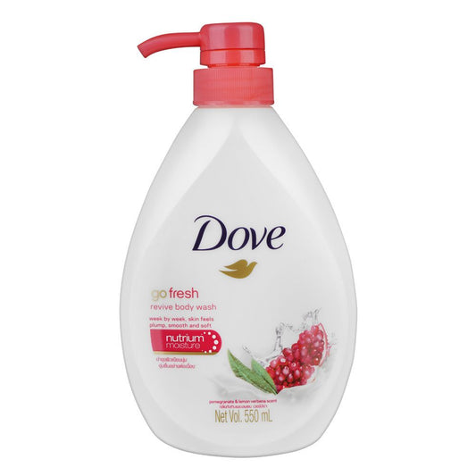 Dove Go Fresh Revive Body Wash Pump, 550ml - Front View