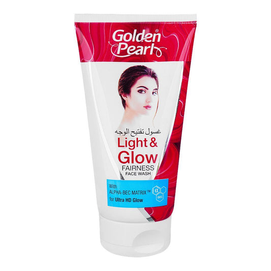 Golden Pearl Light & Glow Fairness Face Wash With Alpha-Bec Matrix, 150ml - Front View