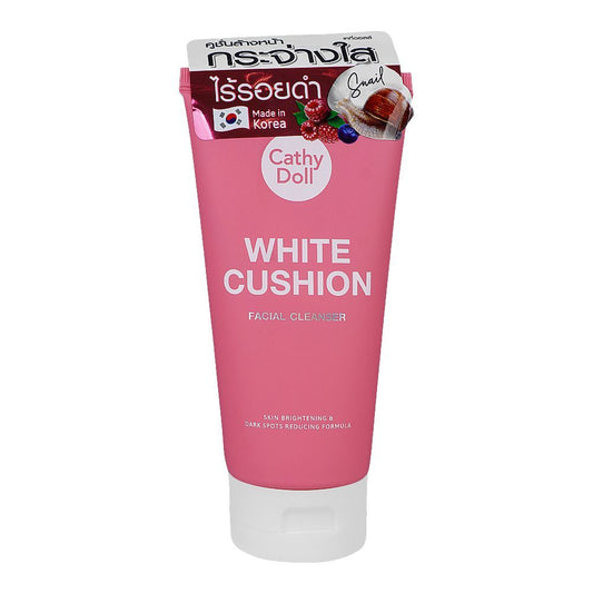 Cathy Doll White Cushion Facial Cleanser, Skin Brightening & Dark Spots Reducing Formula, 120ml - Front View