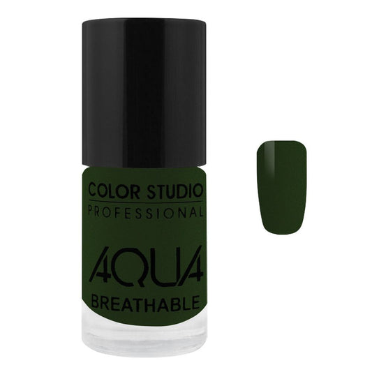 Color Studio Aqua Breathable Nail Polish, Commando, 6ml - Front View