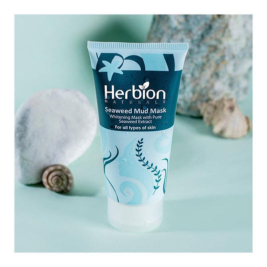 Herbion Naturals Seaweed Mud Mask, For All Skin Types, 100ml - Front View
