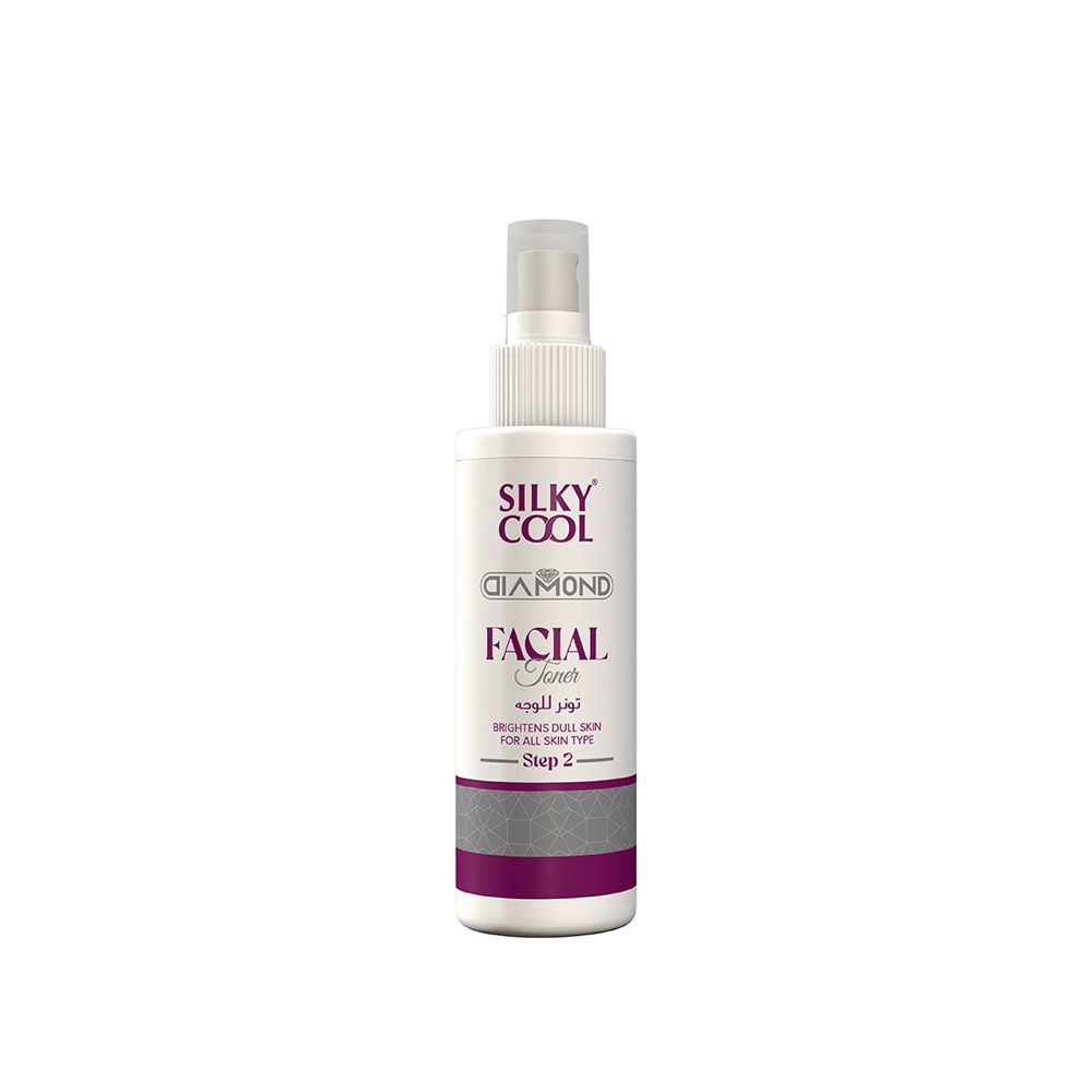 Silky Cool Diamond Facial Toner, For All Skin Types, 120ml - Front View
