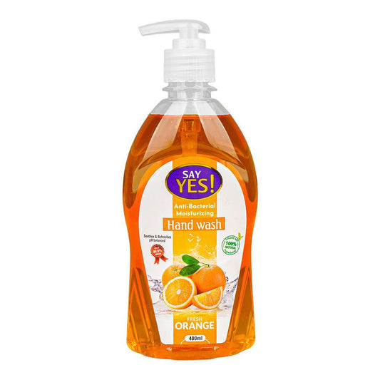 Say Yes! Fresh Orange Anti-Bacterial Moisturizing Hand Wash, 400ml - Front View