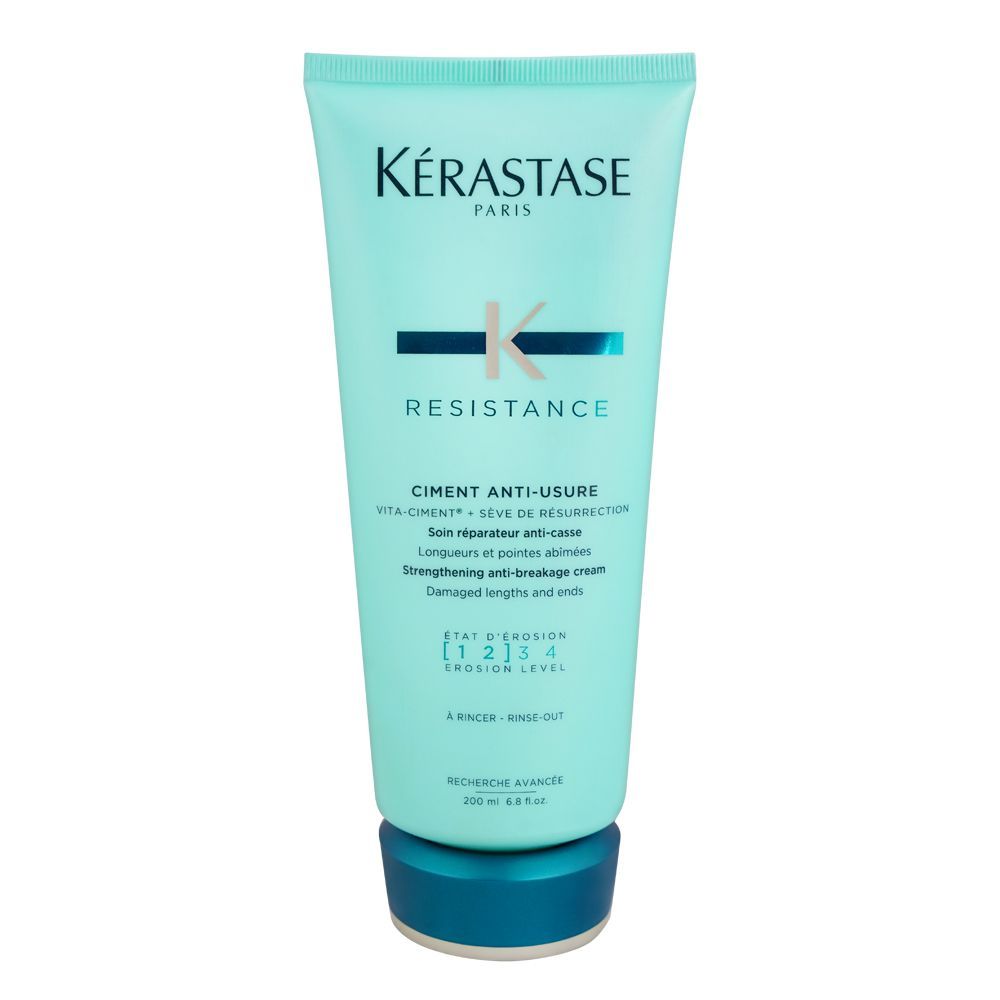 Kerastase Resistance Ciment Anti-Usure and Anti-Breakage Conditioner, For Thinning and Weak Hair, 200ml - Front View