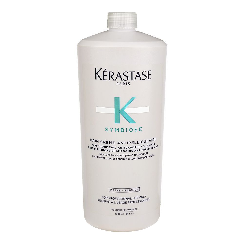 Kerastase Symbiose Bain Creme Anti-Pelliculaire and Anti-Dandruff Shampoo, For Hair and Scalp, 1000ml - Front View