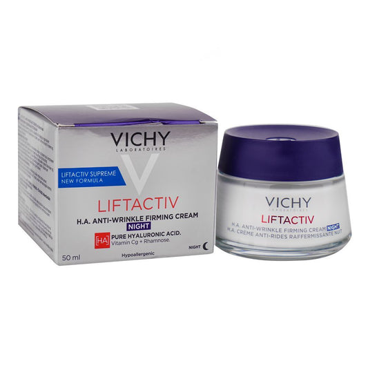 Vichy LiftActiv Anti-Wrinkle Night Cream, For All Skin Types, 50ml -  Front View