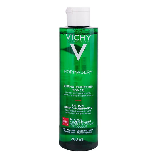 Vichy Normaderm Purifying Pore Tightening Lotion, For Oily Acne-Prone Skin, 200ml -  Front View