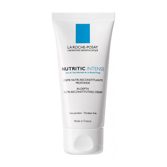 La Roche-Posay Nutritic Intense Paraben Free Cream, For Sensitive, Dry Skin, 50ml -  Front View