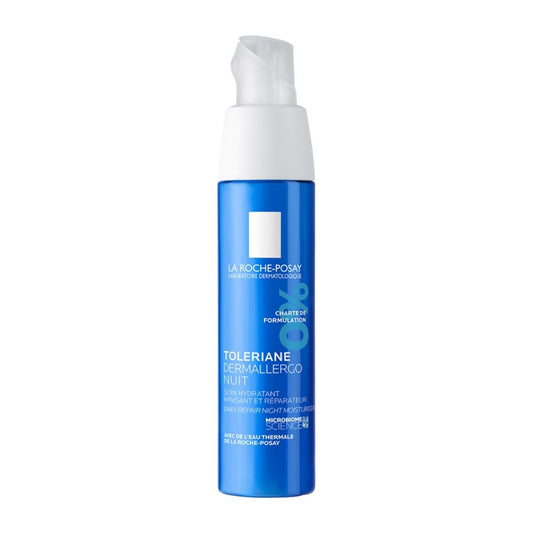 La Roche-Posay Toleriane Dermallergo Night Moisturizer, For All skin Types, 40ml -  Front View