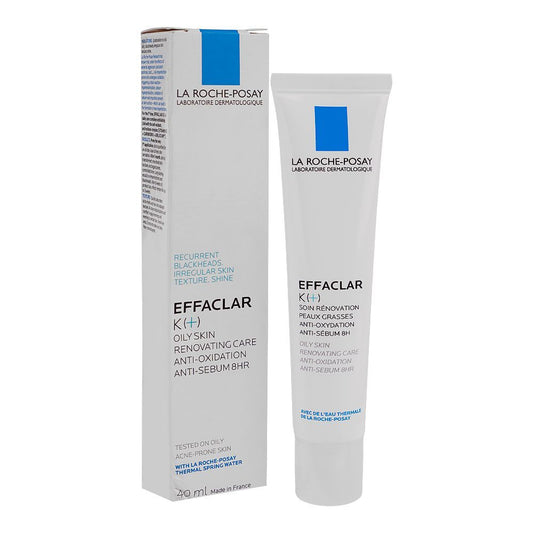La Roche-Posay Effaclar K(+) Moisturizer For Blackheads and Uneven Skin Texture, For Oily Skin, 40ml -  Front View