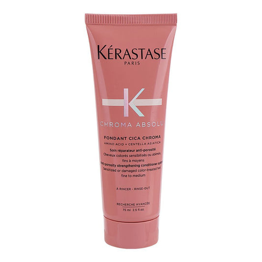 Kerastase Chroma Absolu Fondant Cica Chroma Strengthening Conditioner, For Color Treated Hair, 75ml - Front View