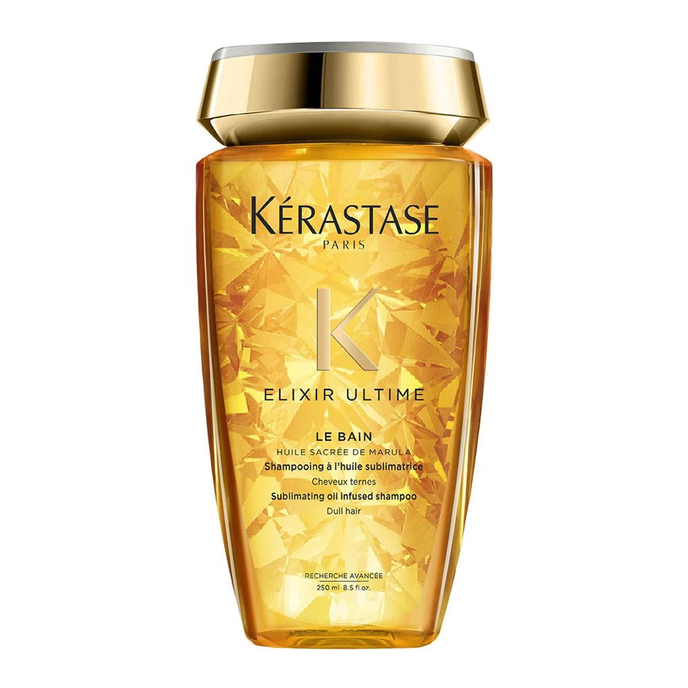 Kerastase Elixir Ultime Le Bain Shampoo, For Shine and Nourishment, 80ml - Front View