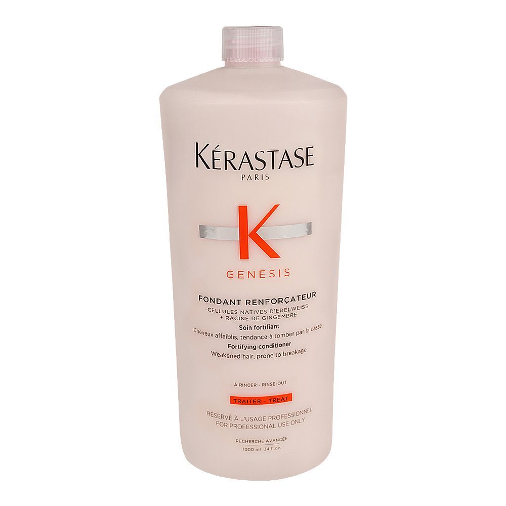 Kerastase Genesis Fondant Renforcateur Conditioner, For Damaged and Over-Processed Hair, 1000ml - Front View