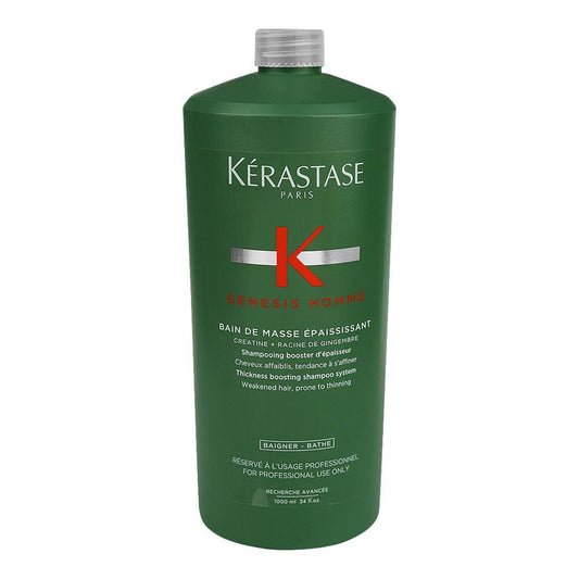 Kerastase Genesis Homme Bain De Masse Epaississant Thickness Boosting Shampoo, For Thinning and Weak Hair, 1000ml - Front View